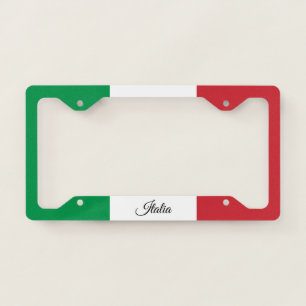 Italy frame, Italian Flag / sports fan License Plate Frame