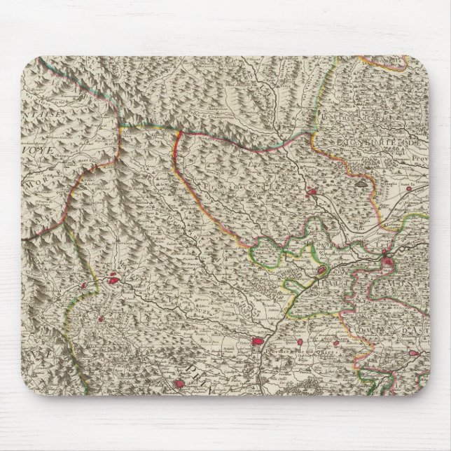 Italy, France Mouse Pad (Front)