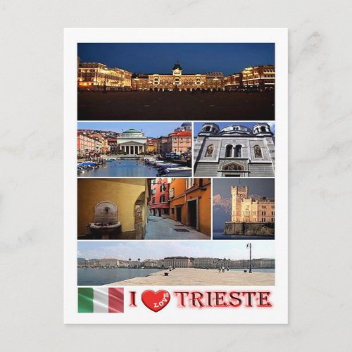 Italy _ Friuli Venice Giulia _ Trieste _ Mosaic _ Postcard