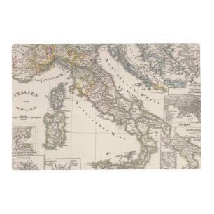 Italy from 1270 to 1450 placemat