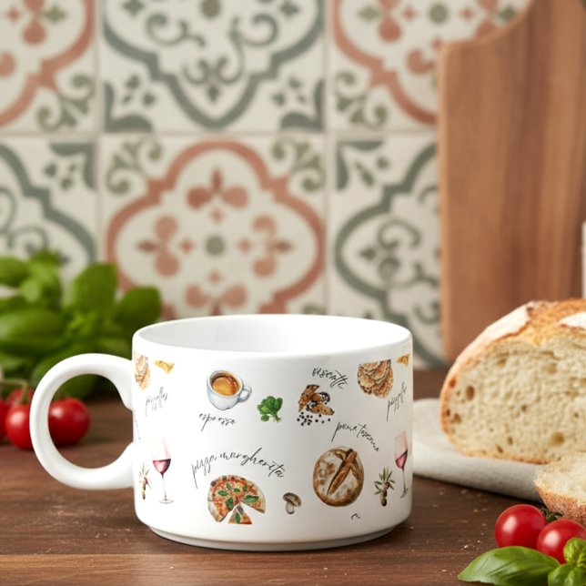 Italy Fun Food Chef Colorful Bowl (Creator Uploaded)