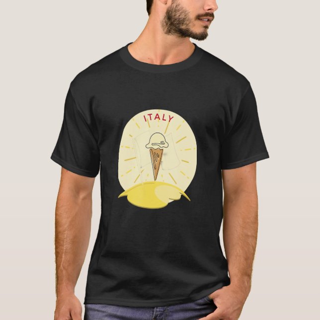 Italy Gelato Ice cream T-Shirt (Front)