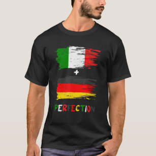 Italy Germany Italian German Flag Perfection Latin T-Shirt