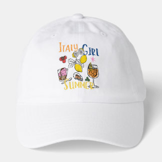 Italy Girl Summer Retro Mediterranean Hat
