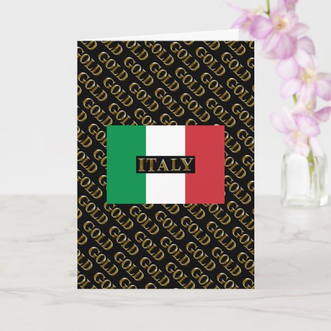 ITALY  GOLD  CARD (Orchid)