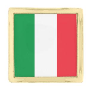 Italy Gold Finish Lapel Pin