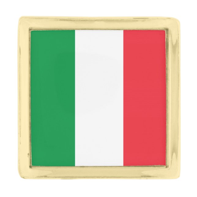 Italy Gold Finish Lapel Pin (Front)