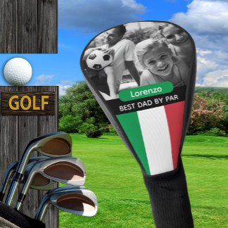 Italy Golf, Best Dad, Italian Flag, Photo Golf Head Cover