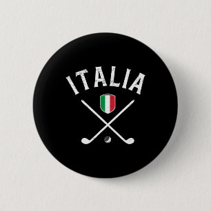 Italy Golf - Italian Flag Golf Tee Button