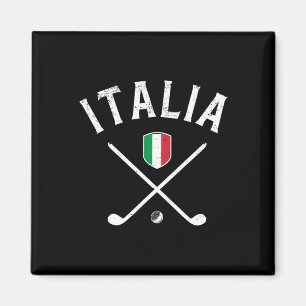 Italy Golf - Italian Flag Golf Tee Magnet