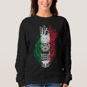 Italy Gorilla Italian Flag Gorilla Sweatshirt