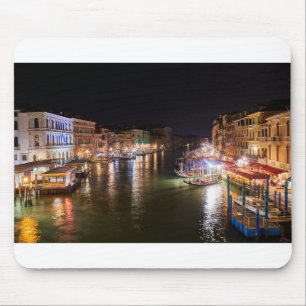 Italy - Grand Canal Venice by Night Mouse Pad