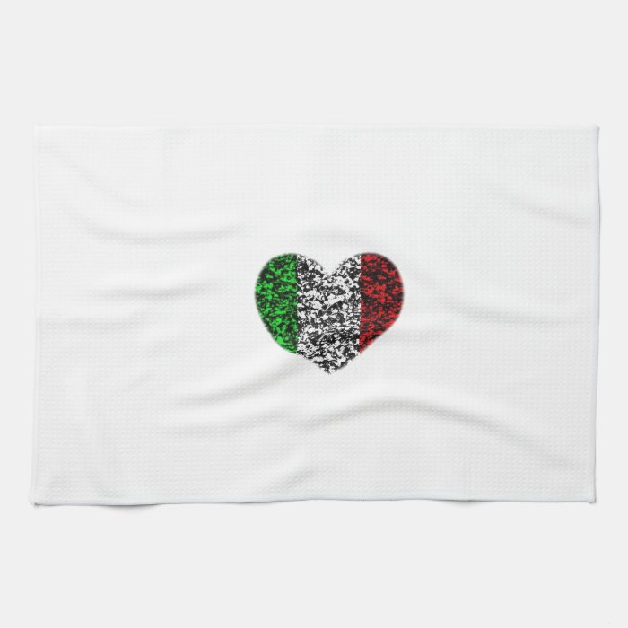 Italy Heart Hand Towel