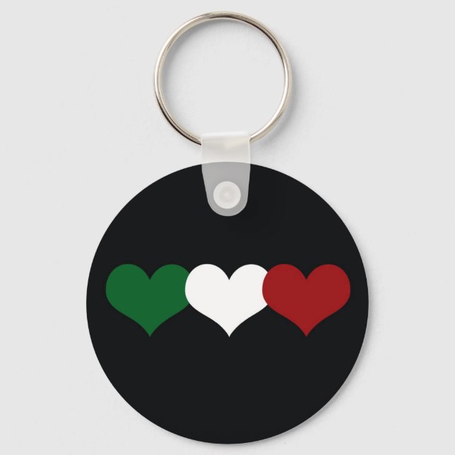 Italy Heart Keychain (Front)