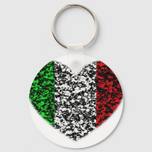 Italy Heart Keychain