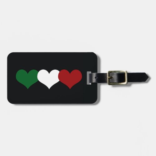 Italy Heart Luggage Tag
