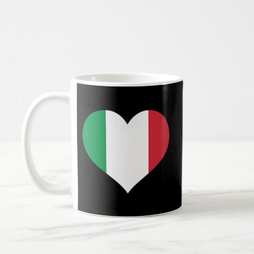 Italy Heart Pride Italian Flag Coffee Mug