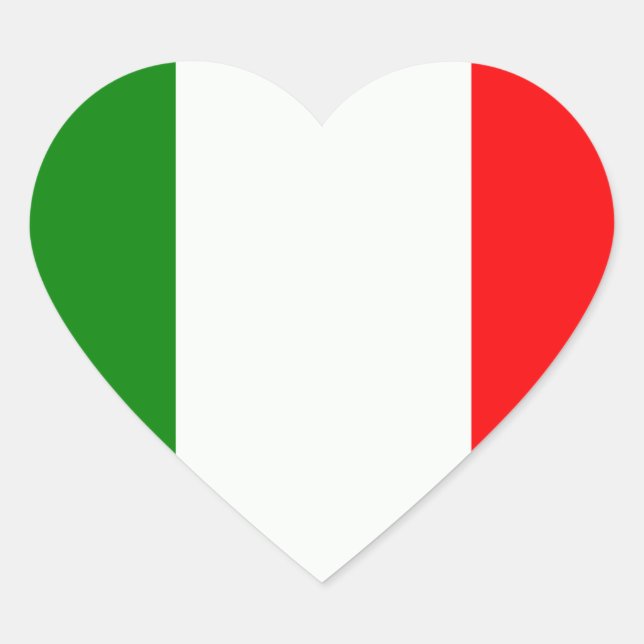 italy heart sticker (Front)