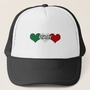 Italy Heart Trucker Hat