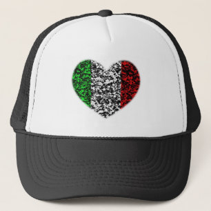 Italy Heart Trucker Hat