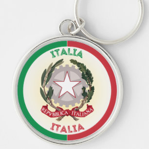 Italy Heritage Emblem Keychain