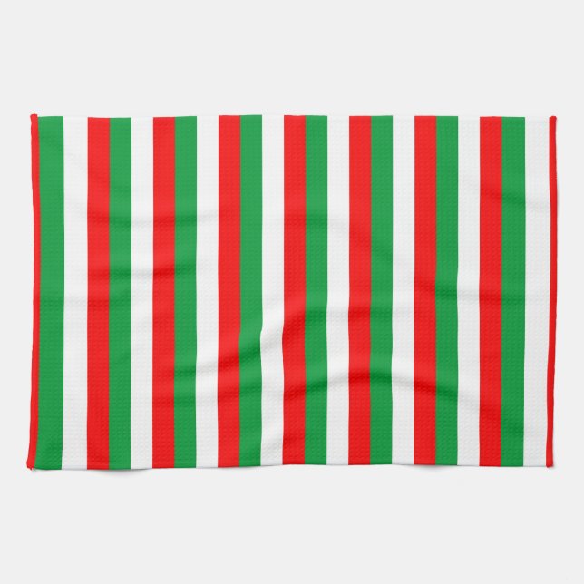 italy hungary bulgaria iran mexico Madagascar flag Kitchen Towel (Horizontal)