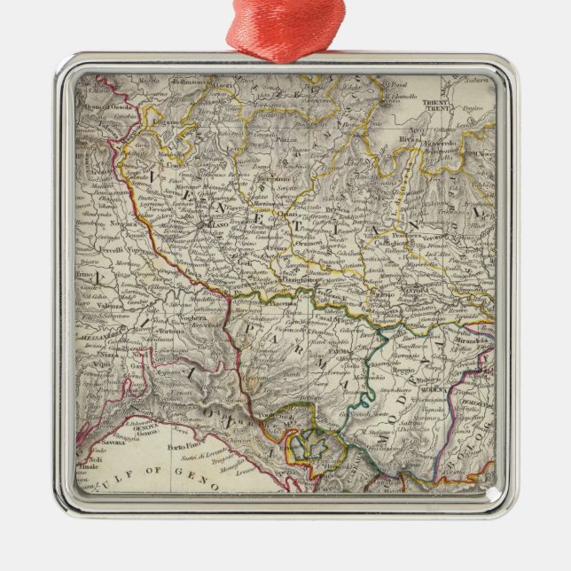 Italy I Metal Ornament (Front)