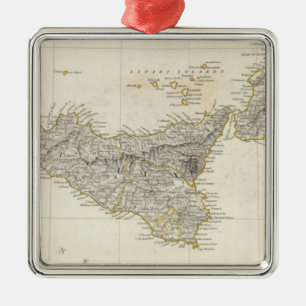 Italy III Metal Ornament