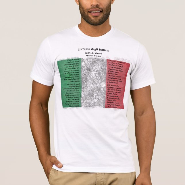 Italy - Il Canto degli Italiani T-Shirt (Front)