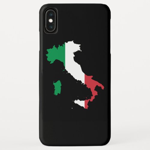 Italy in Flag Colors iPhone XS Max Case