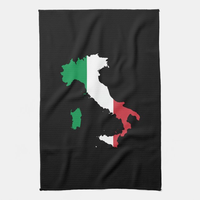 Italy in Flag Colors Towel (Vertical)