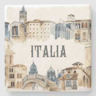 Italy Italia Architecture Stone Coaster