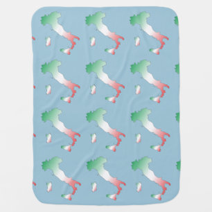 Italy - Italia baby Stroller Blanket