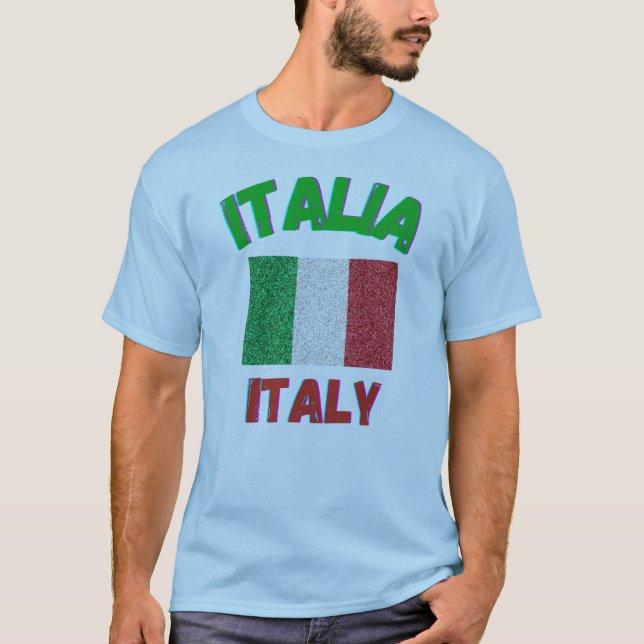 Italy Italia Flag Patriotic Tee | True Classic  (Front)