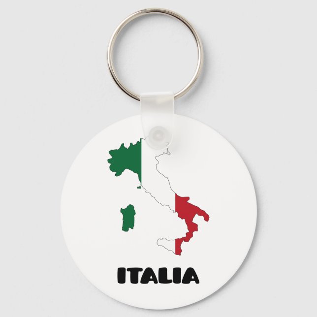Italy / Italia Keychain (Front)
