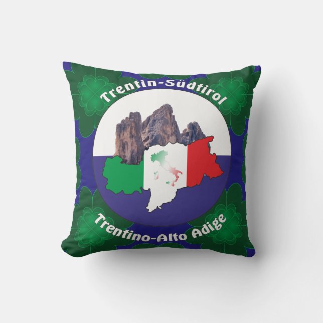 Italy - Italia Kissen Throw Pillow (Front)