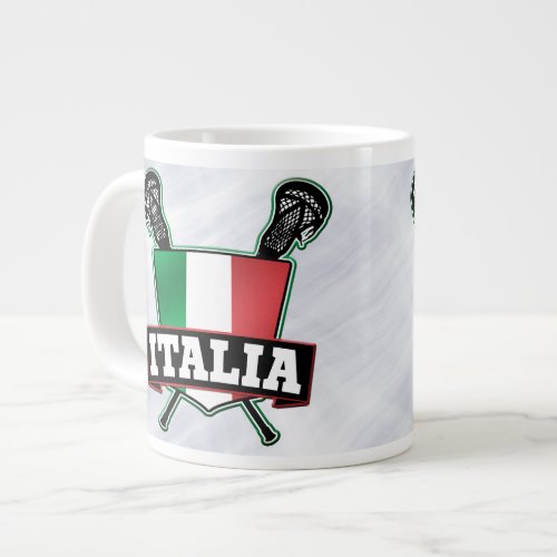 Italy Italia Lacrosse Flag Cup