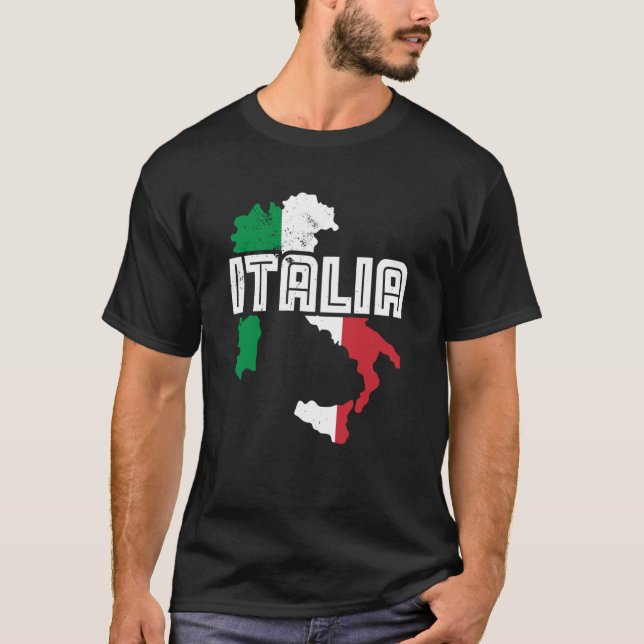 Italy Italia Rome Italian T-Shirt (Front)