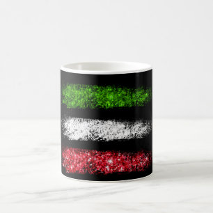 *~* ITALY ITALIA Simple Abstract ITALIAN Flag Coffee Mug