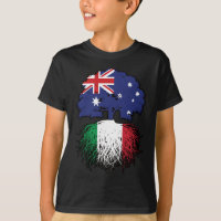 Italy Italian Australian Australia Tree Roots Flag