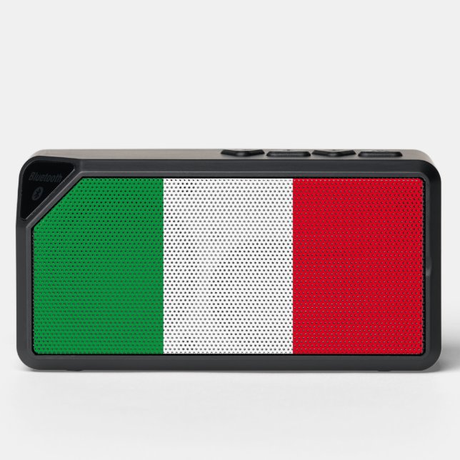 Italy Italian Flag Bluetooth Speaker (Front)