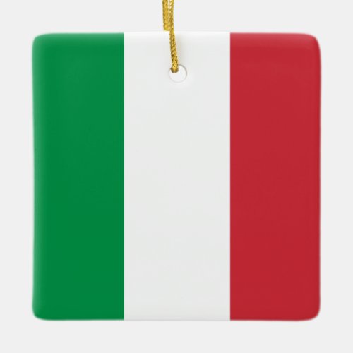 Italy Italian Flag  Ceramic Ornament