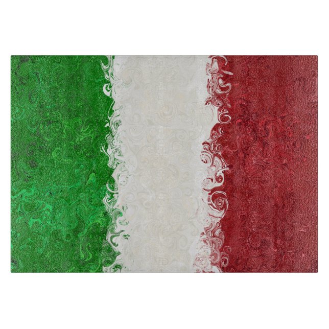 Italy Italian Flag Cutting Board 11 x 8 (Front)