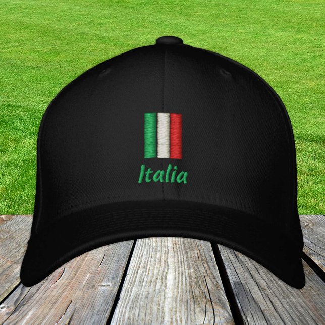 Italy & Italian Flag fashion / Italia Patriots Embroidered Baseball Cap (Creator Uploaded)