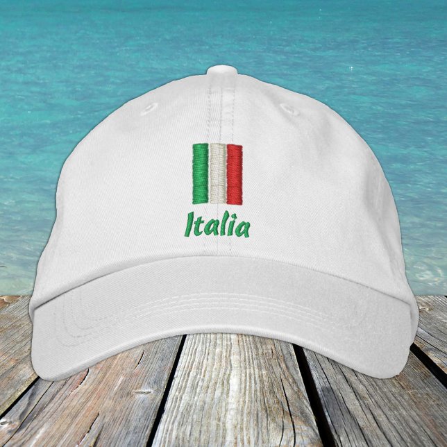 Italy & Italian Flag fashion / Italia Patriots Embroidered Baseball Cap (Creator Uploaded)