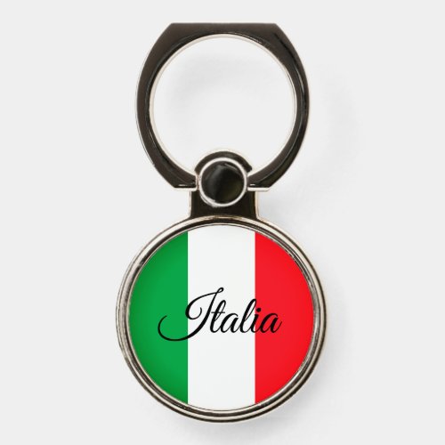 Italy  Italian Flag fashion  sports fan Phone Ring Stand