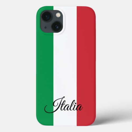 Italy  Italian Flag fashion travel  sports iPhone 13 Case