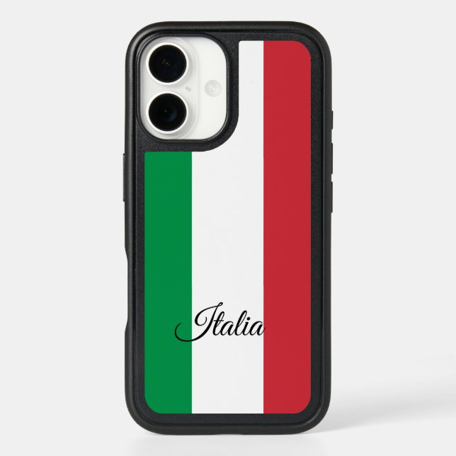 Italy & Italian Flag fashion, travel /sports Otterbox iPhone Case (Back)