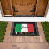 Italian Welcome Outdoor Weatherproof Doormat Italy Welcome 