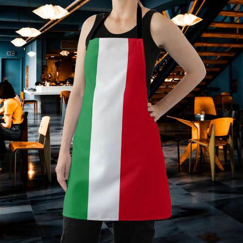 Italy Italian Flag Red White Green Italia Apron